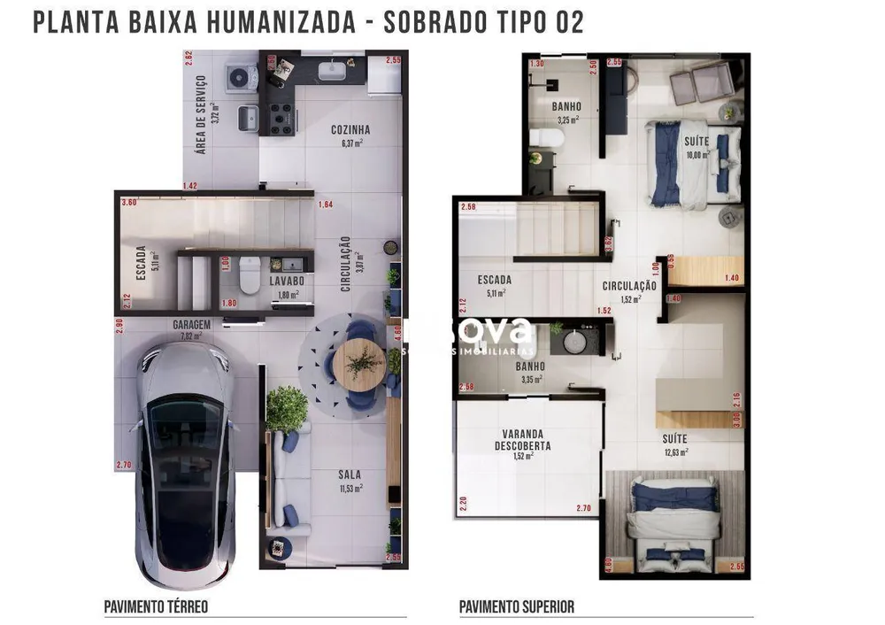 Sobrado, 2 quartos, 81 m² - Foto 11