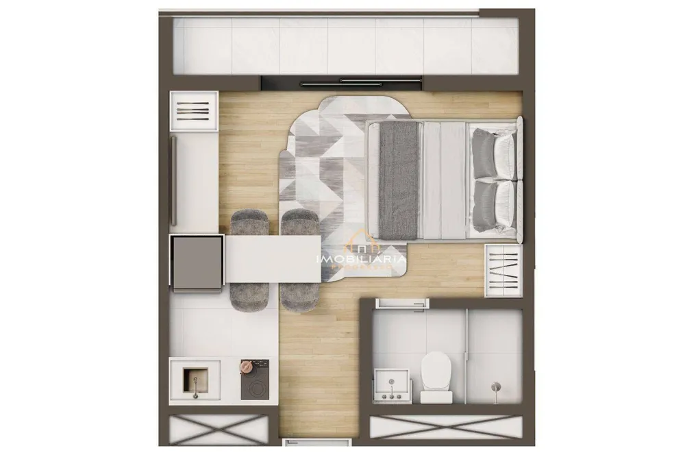 Kitnet-Studio, 23 m² - Foto 4