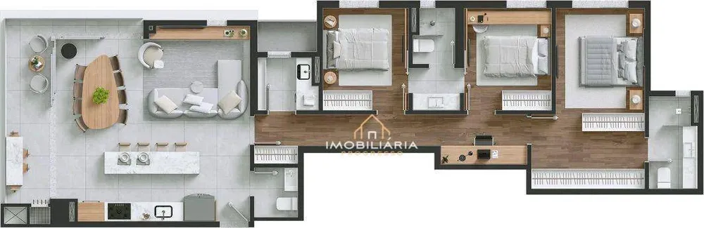 Apartamento, 3 quartos, 116 m² - Foto 1