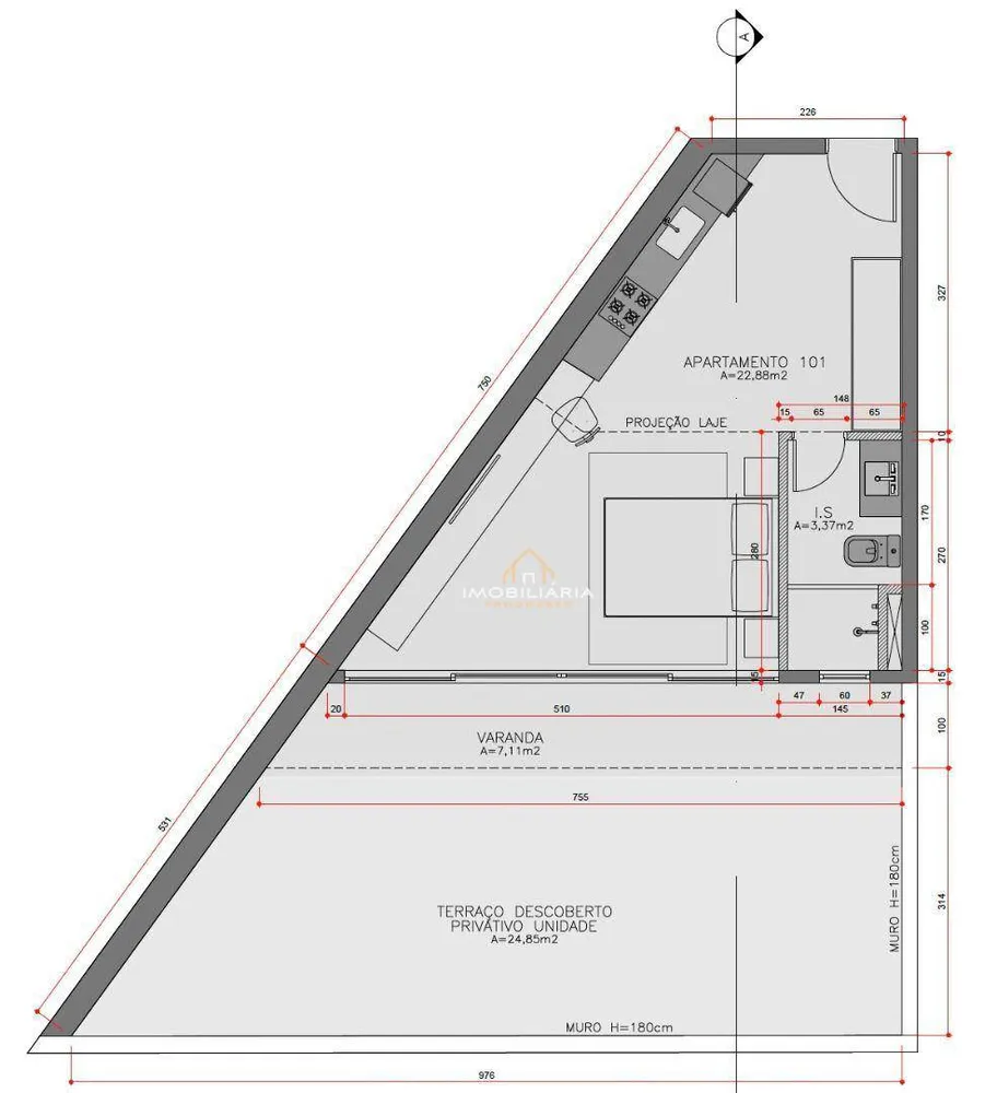 Apartamento, 1 quarto, 38 m² - Foto 4