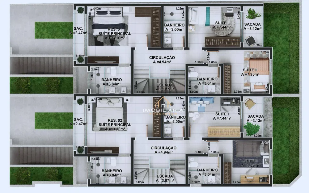 Casa de Condomínio, 3 quartos - Foto 9