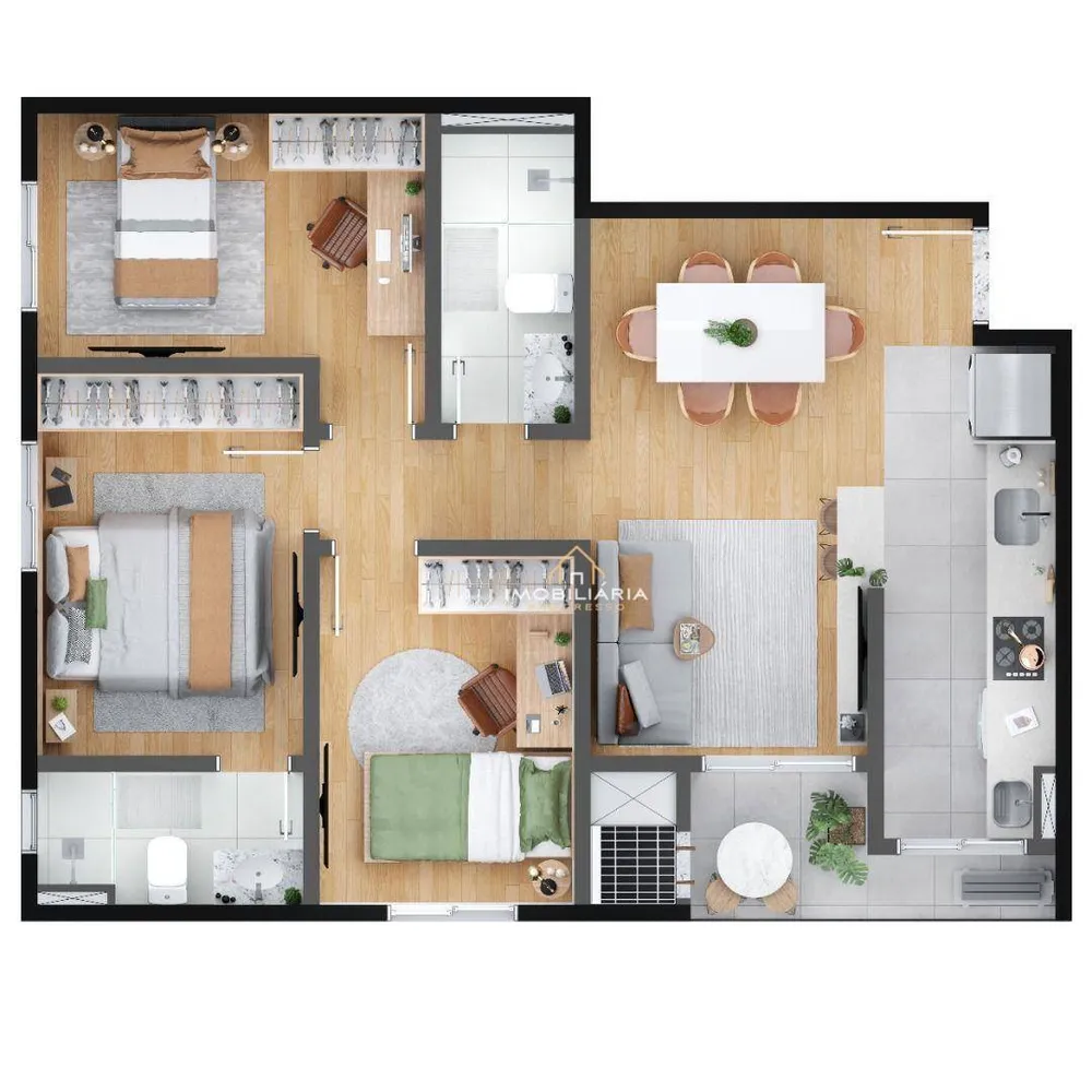 Apartamento, 3 quartos, 64 m² - Foto 15