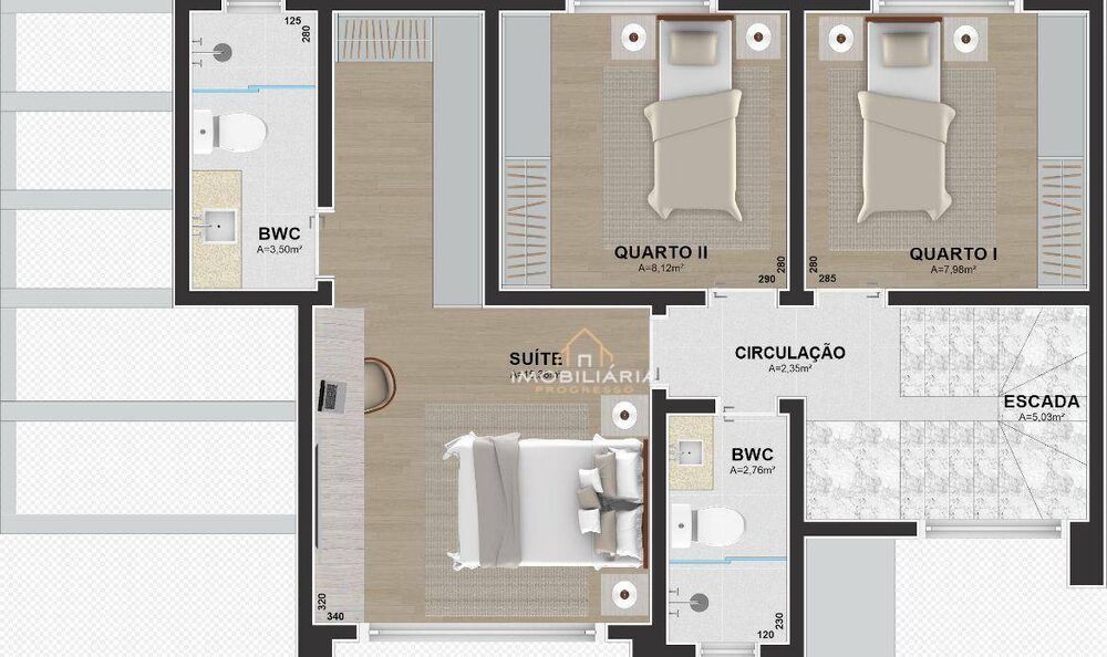 Sobrado, 3 quartos, 122 m² - Foto 3