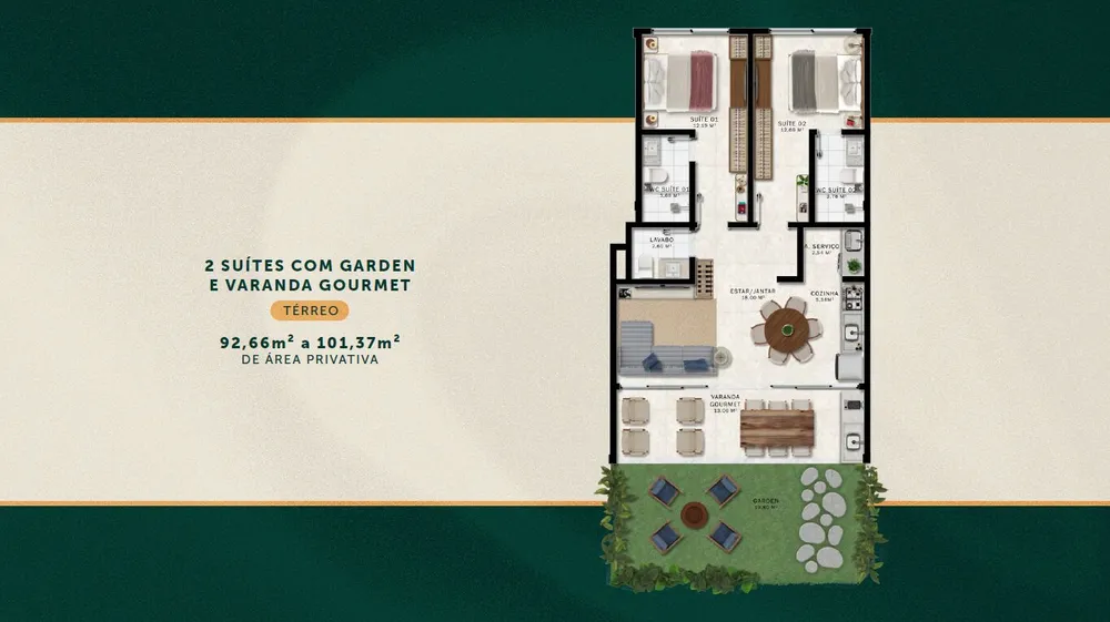 Apartamento, 2 quartos, 92 m² - Foto 10