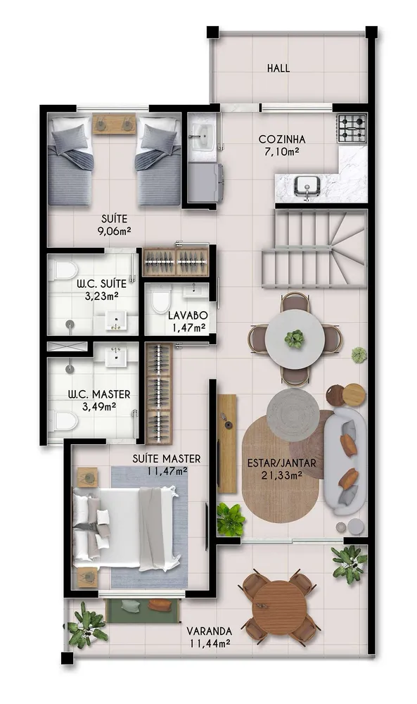Apartamento, 2 quartos, 88 m² - Foto 9