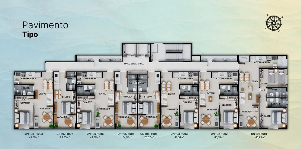Apartamento, 1 quarto, 25 m² - Foto 15