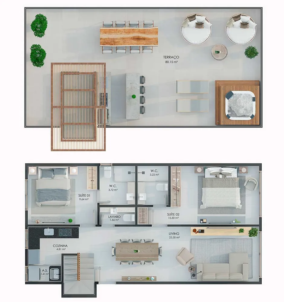 Apartamento, 2 quartos, 77 m² - Foto 14