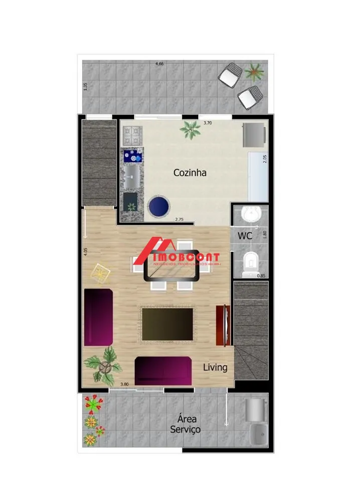 Sobrado, 3 quartos, 142 m² - Foto 34