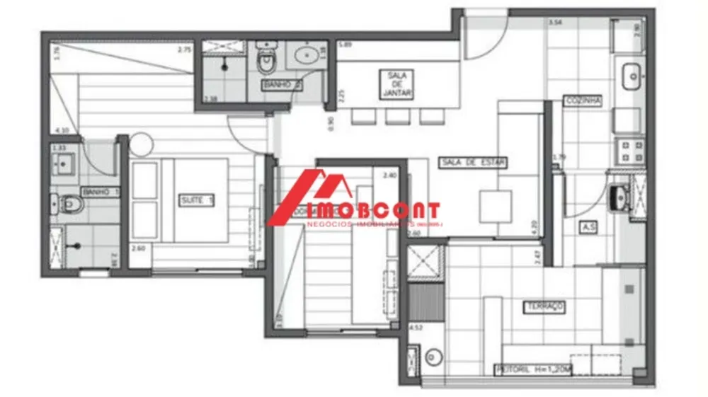 Apartamento, 2 quartos, 64 m² - Foto 14