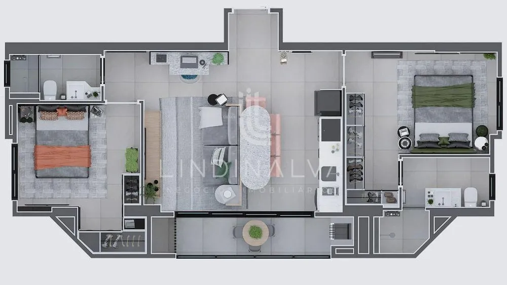 Apartamento, 1 quarto, 64 m² - Foto 4