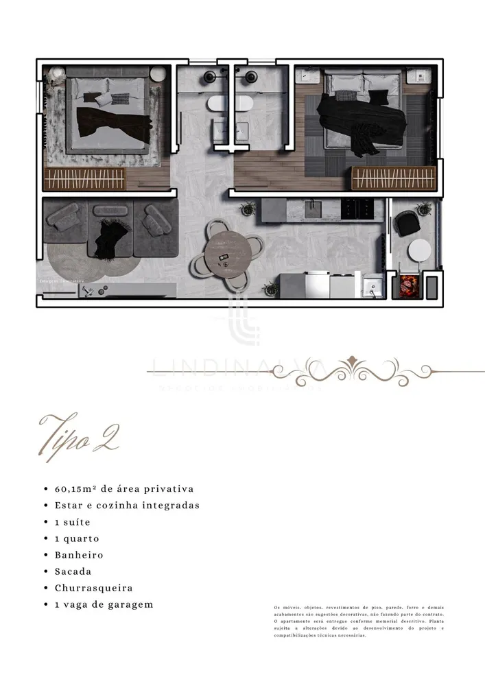 Apartamento, 60 m² - Foto 4