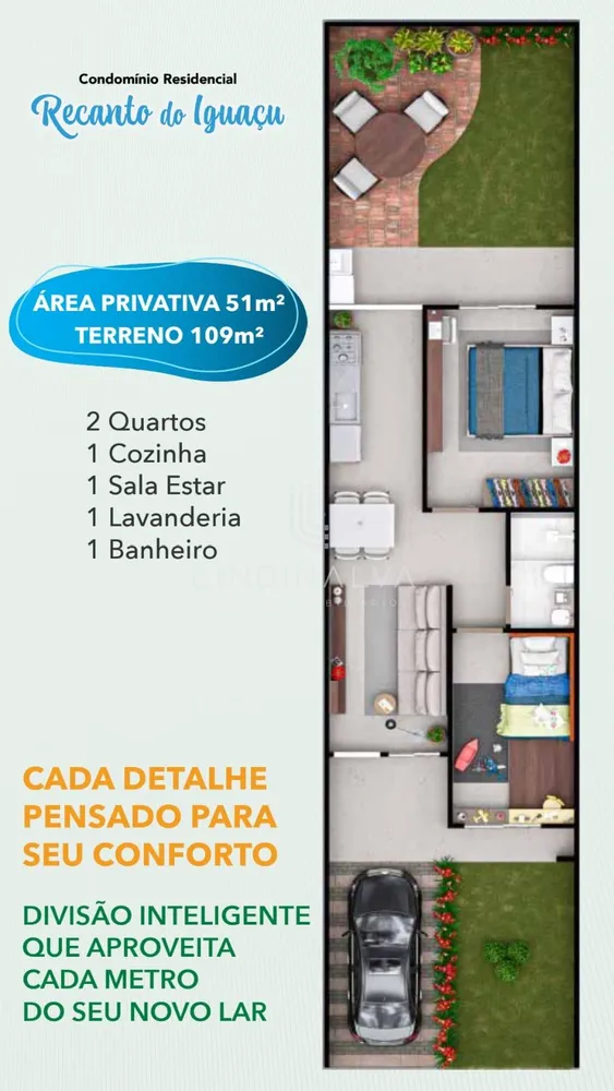 Casa, 2 quartos, 51 m² - Foto 7
