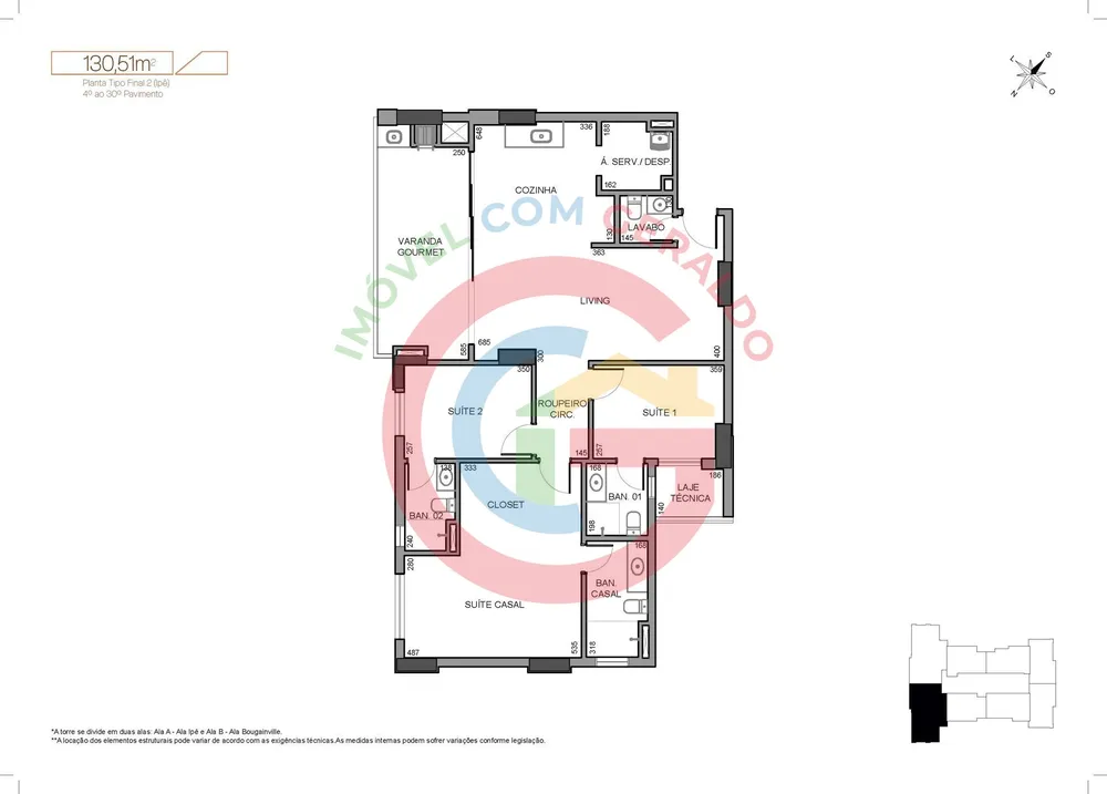 Apartamento, 3 quartos, 130 m² - Foto 16