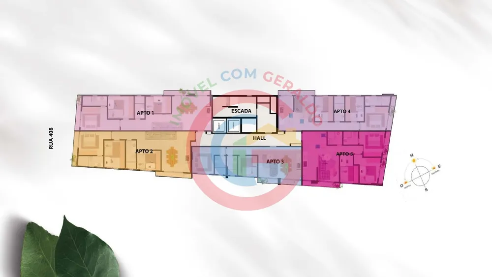 Apartamento, 2 quartos, 60 m² - Foto 3