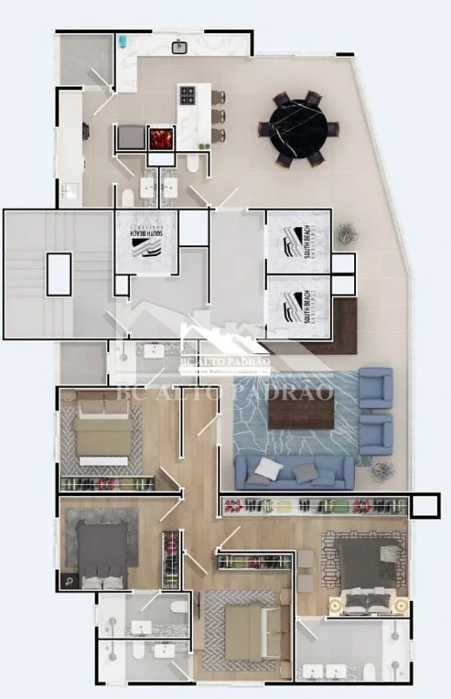 Apartamento, 3 quartos, 130 m² - Foto 4