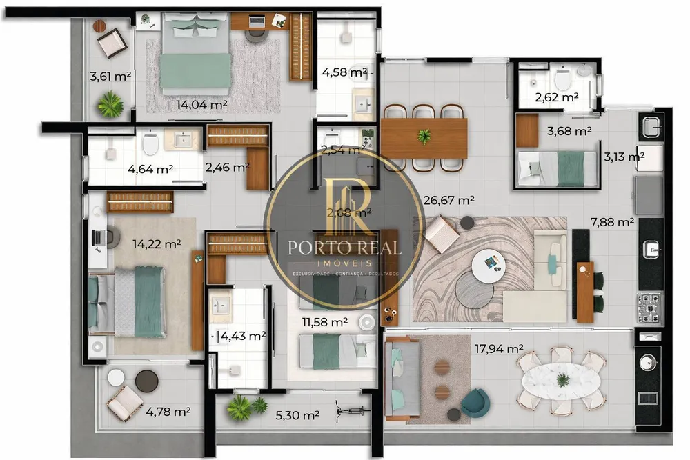 Casa, 3 quartos, 136 m² - Foto 11