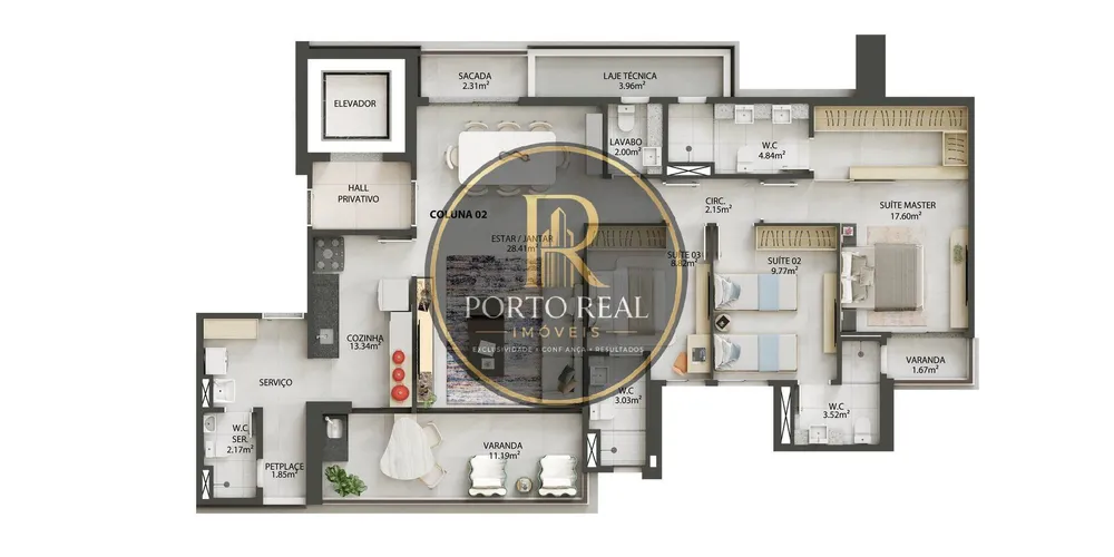 Apartamento, 3 quartos, 139 m² - Foto 7