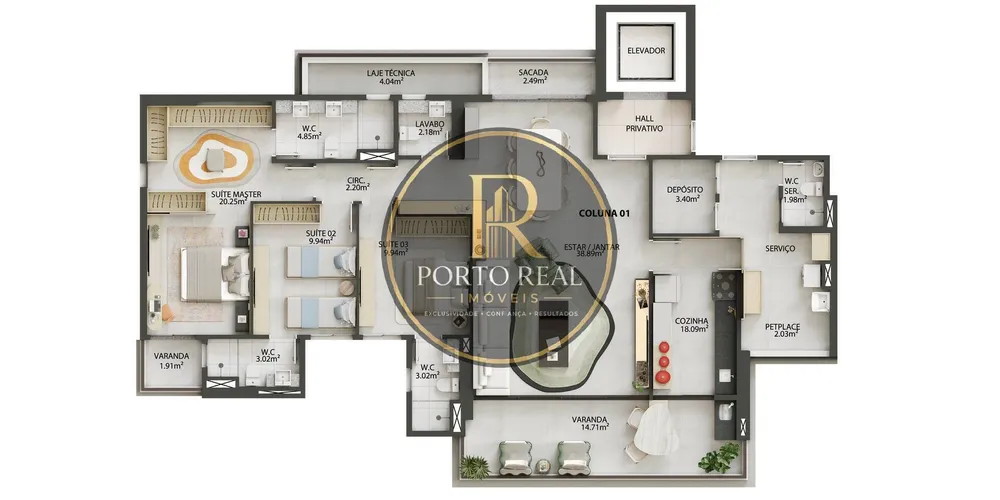 Apartamento, 3 quartos, 139 m² - Foto 6
