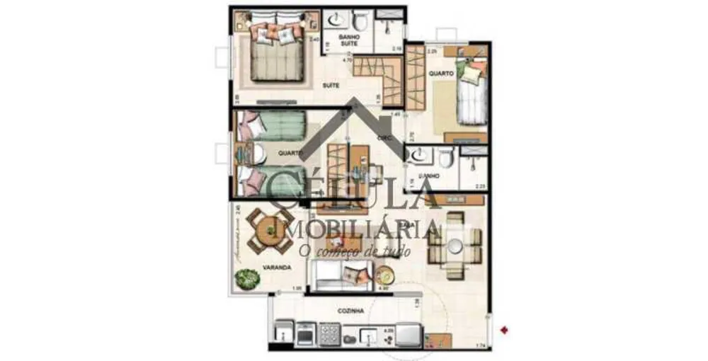 Apartamento, 3 quartos, 67 m² - Foto 23