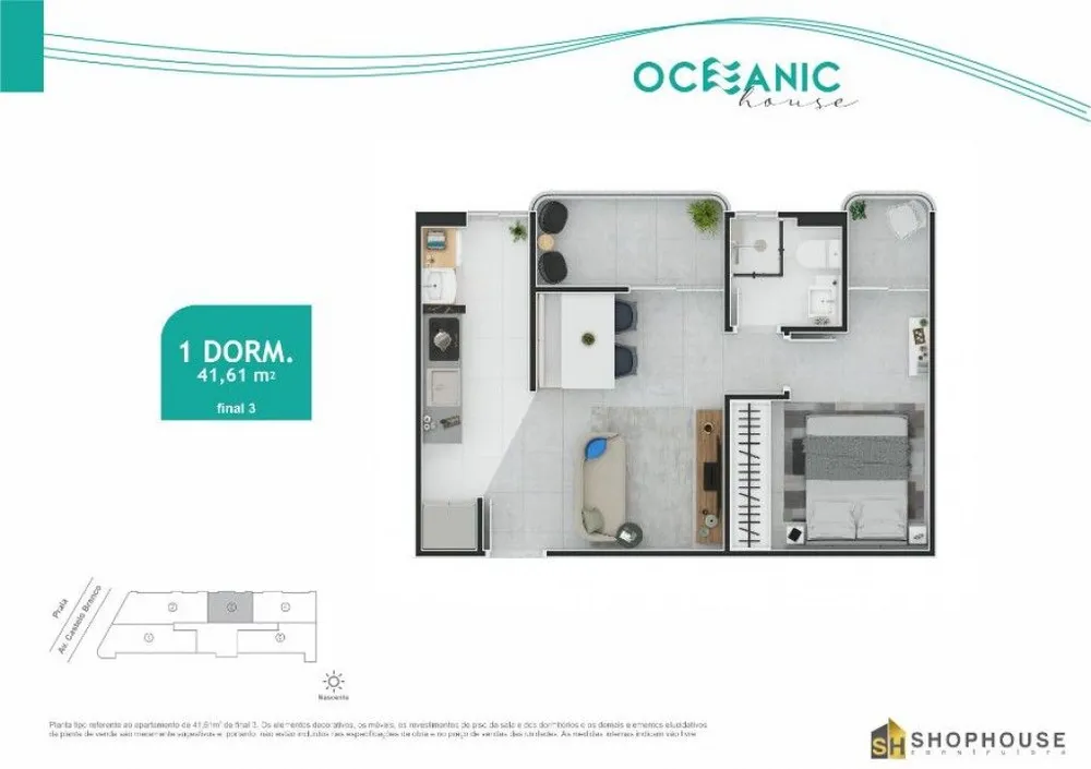 Apartamento, 2 quartos, 67 m² - Foto 2