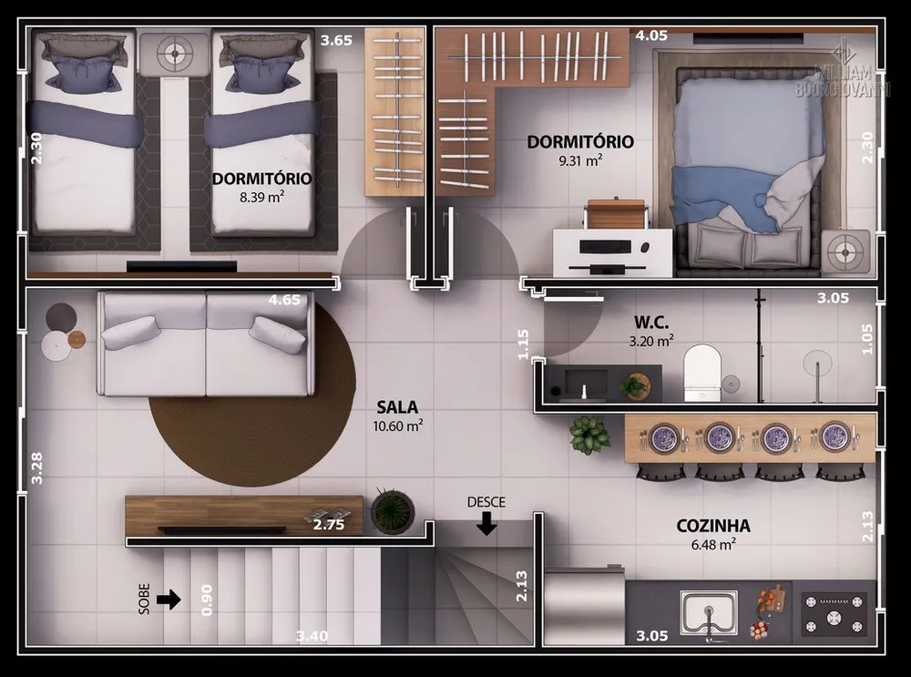 Casa de Condomínio, 3 quartos - Foto 7