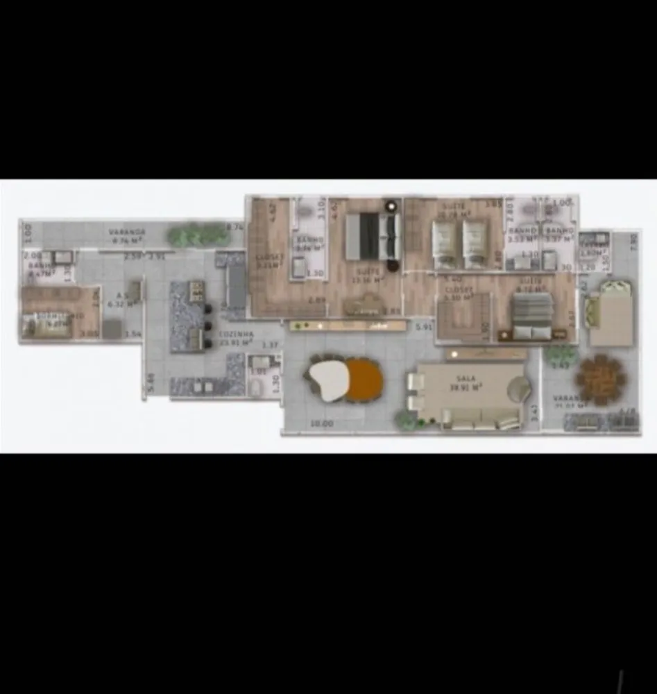 Apartamento, 3 quartos, 192 m² - Foto 8