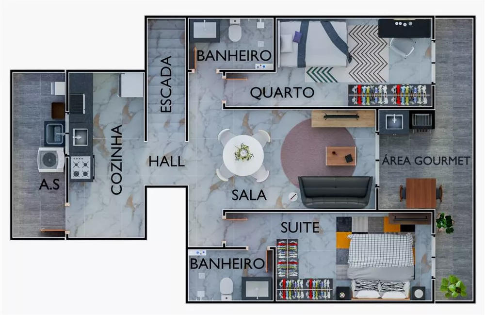 Sobrado à venda com 1 quarto, 71m² - Foto 3