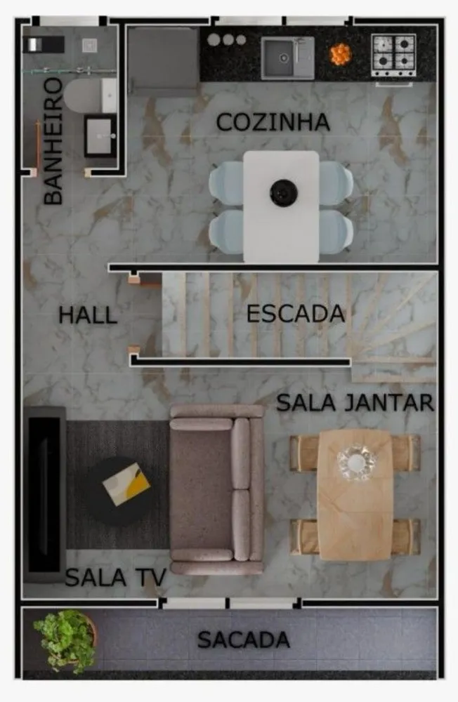 Casa de Condomínio, 2 quartos - Foto 9