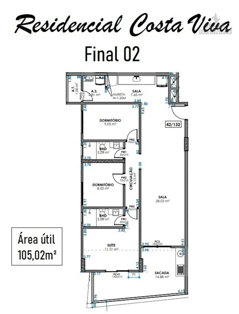 Apartamento, 2 quartos, 68 m² - Foto 4