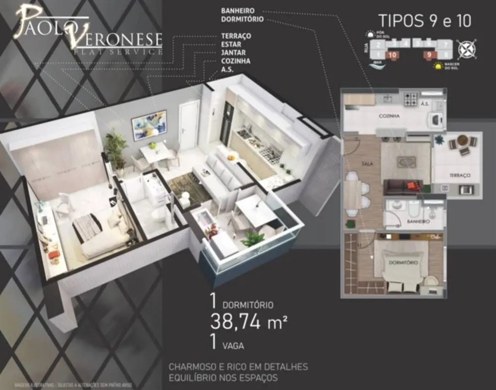 Apartamento, 2 quartos, 2000 m² - Foto 1