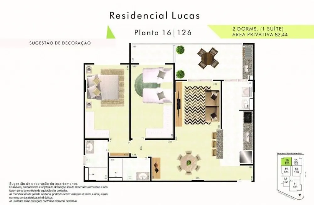 Apartamento, 2 quartos, 83 m² - Foto 2