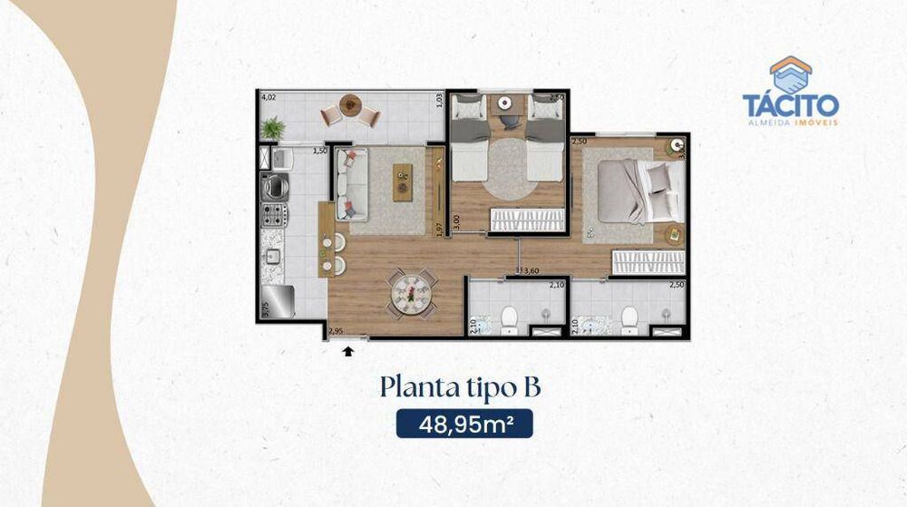 Apartamento, 2 quartos, 49 m² - Foto 16