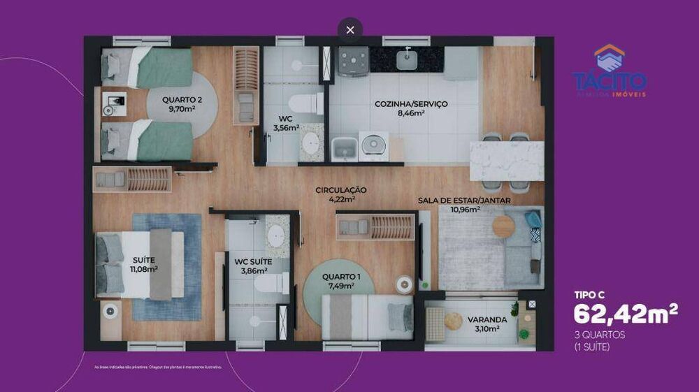 Apartamento, 2 quartos, 50 m² - Foto 15