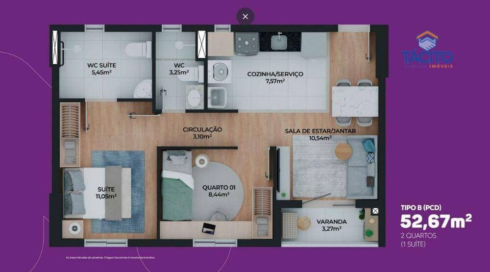 Apartamento, 2 quartos, 50 m² - Foto 14