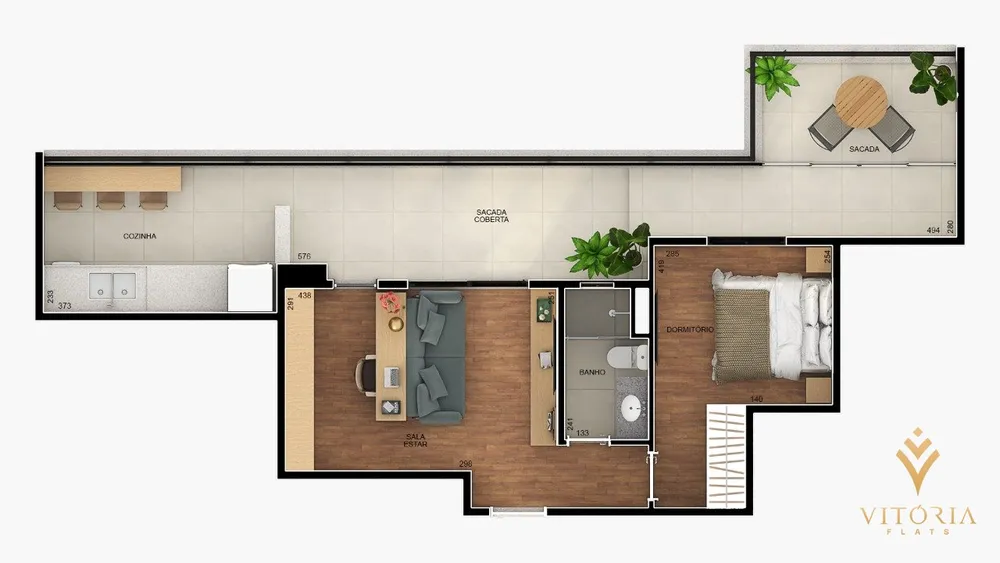 Apartamento, 1 quarto, 70 m² - Foto 4