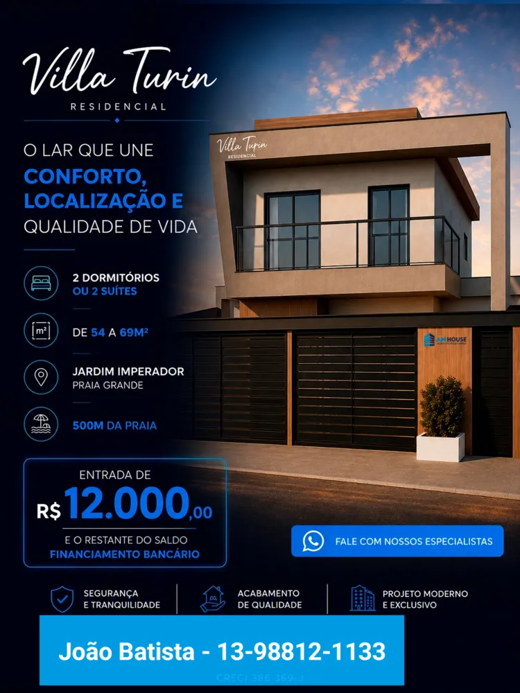 Casa de Condomínio, 2 quartos - Foto 1
