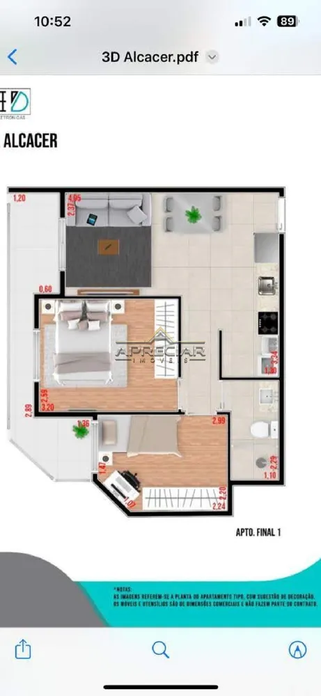 Apartamento, 2 quartos, 53 m² - Foto 6