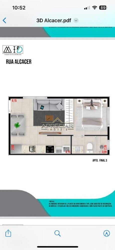 Apartamento, 2 quartos, 53 m² - Foto 2