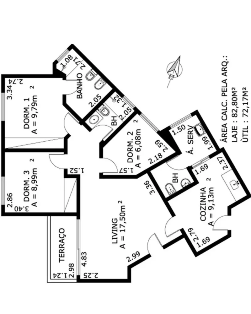 Apartamento, 3 quartos, 78 m² - Foto 6