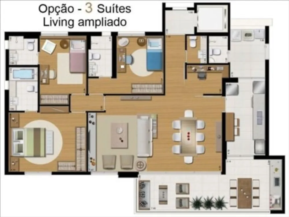 Apartamento, 3 quartos, 148 m² - Foto 12
