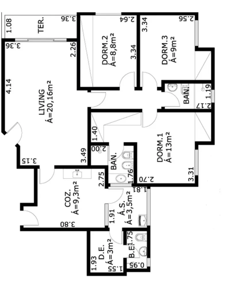Apartamento, 3 quartos, 98 m² - Foto 5