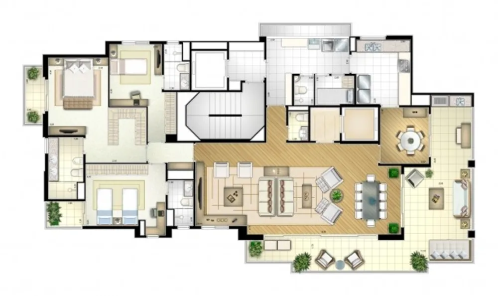 Apartamento, 3 quartos, 216 m² - Foto 6
