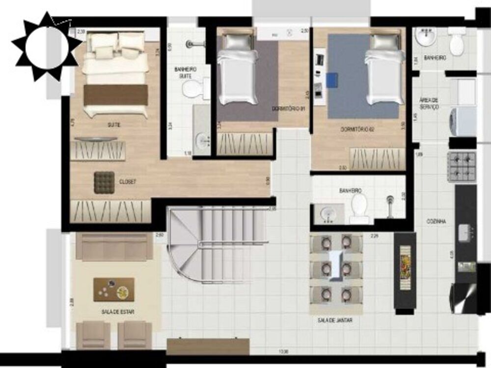 Apartamento, 3 quartos, 186 m² - Foto 19