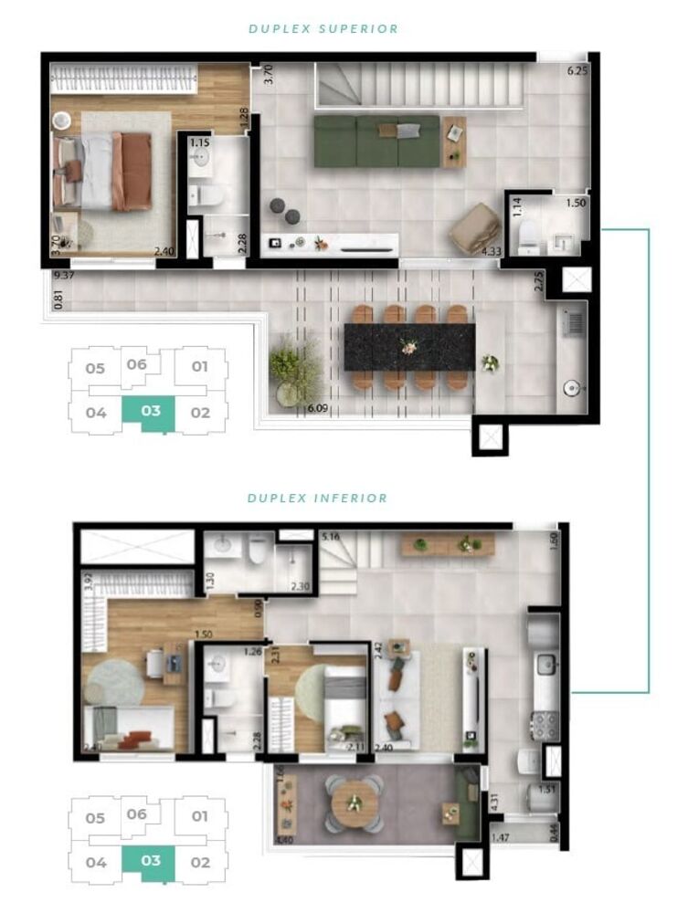 Apartamento, 3 quartos, 78 m² - Foto 2