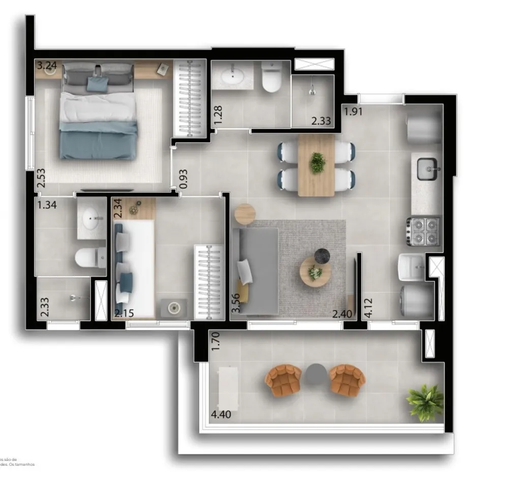 Apartamento, 1 quarto, 25 m² - Foto 16
