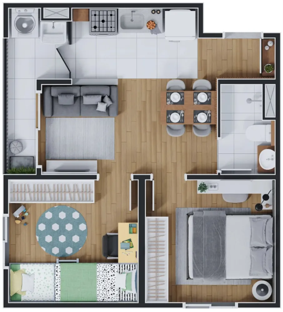 Apartamento, 2 quartos, 40 m² - Foto 8