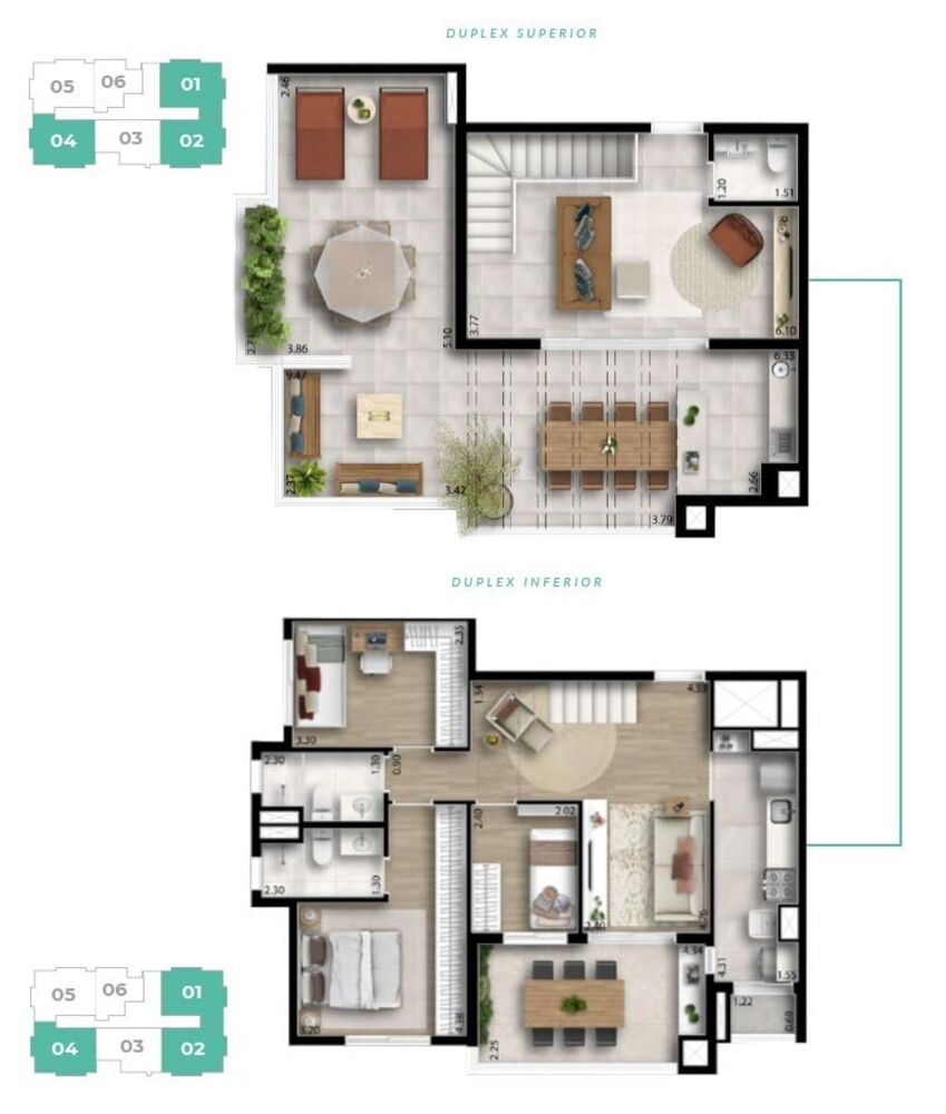 Cobertura à venda com 3 quartos, 158m² - Foto 8