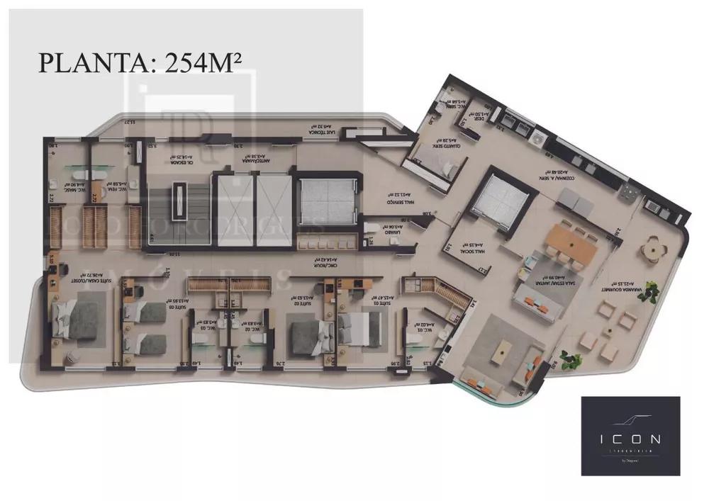 Apartamento, 254 quartos, 254 m² - Foto 16