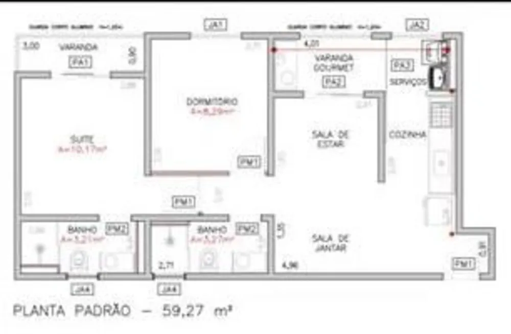 Apartamento, 2 quartos, 59 m² - Foto 3