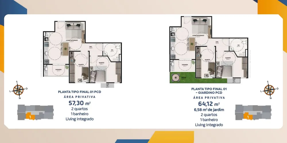 Apartamento, 2 quartos, 56 m² - Foto 11
